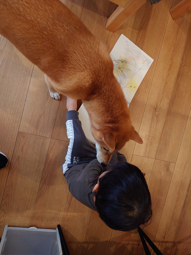 可愛いご主人様と三吉君